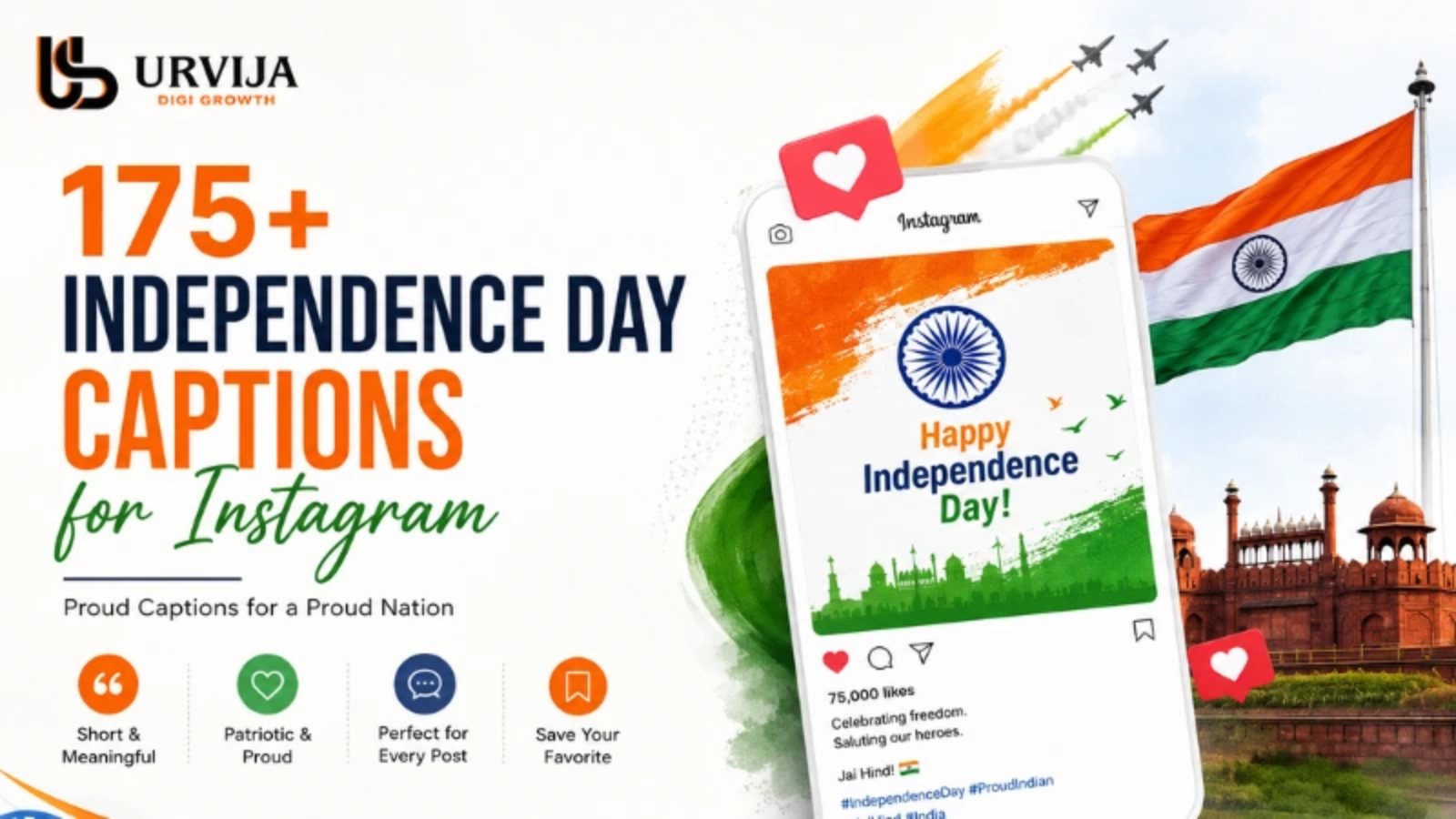 Independence Day Captions for Instagram