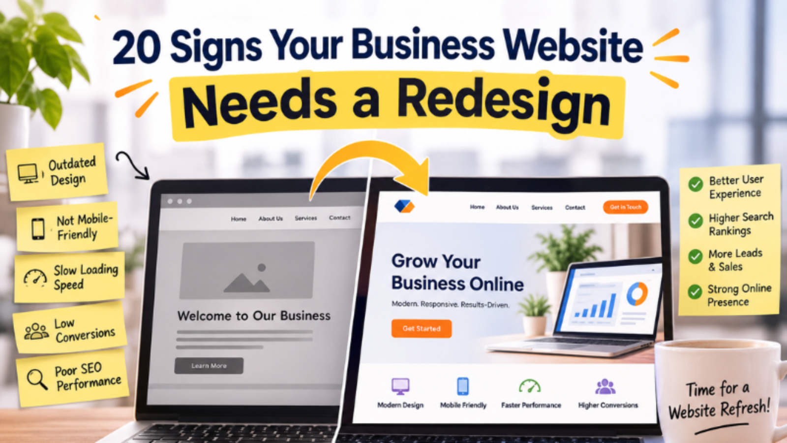 20 Signs Your Business Website Needs a Redesign